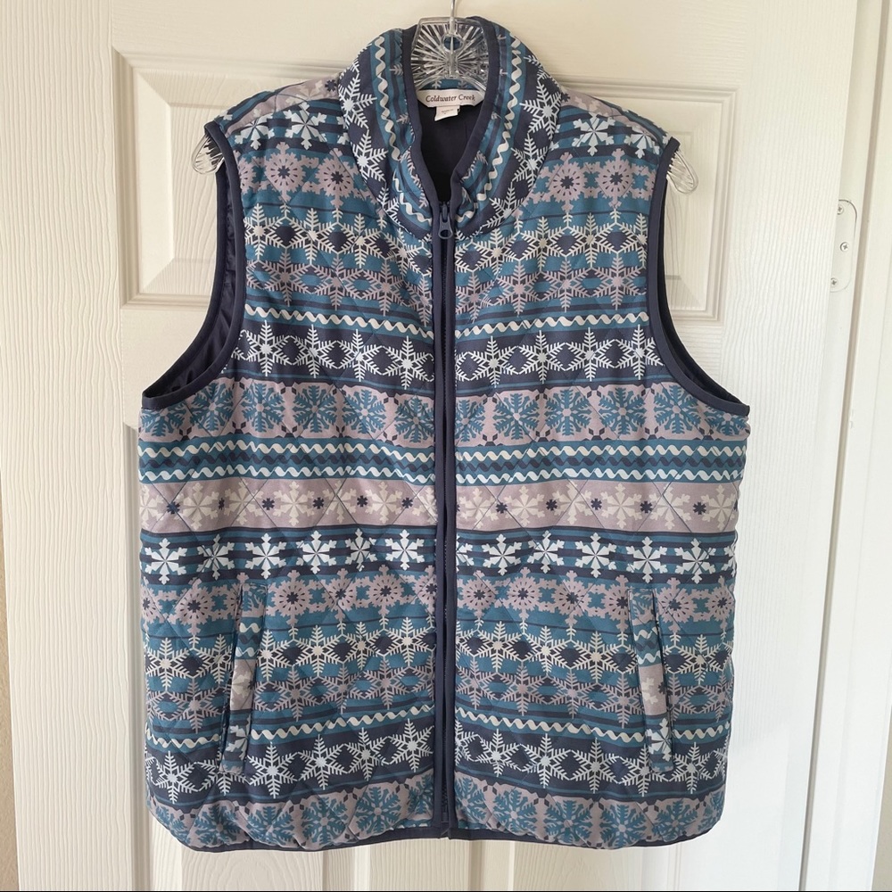 VEST - Coldwater Creek quilted vest size large